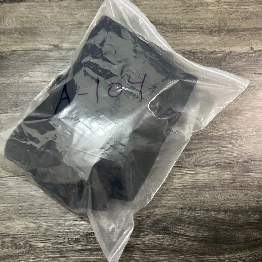 Sachi Collection Black Cashmere Blend women's Coat Size PL  Finland Fox Fur Trim - Picture 15 of 15